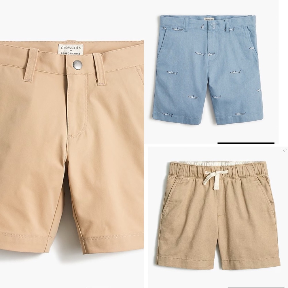 Lot of 3 Crewcuts Boys Shorts size 2